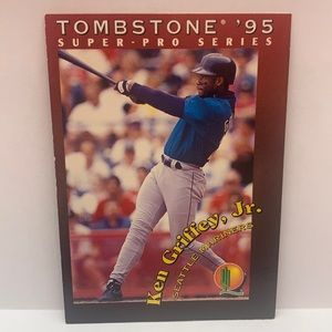 1995 Tombstone Pizza Super-Pro Series Ken Griffey Jr Mariners #9 (007)